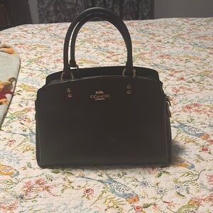 Coach Black Leather Handbag